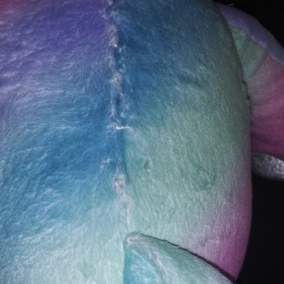 Build a Bear Honey Girls Viv Stuffed Animal Blue and Pink Striped 16 Inch Plush - Picture 3 of 7